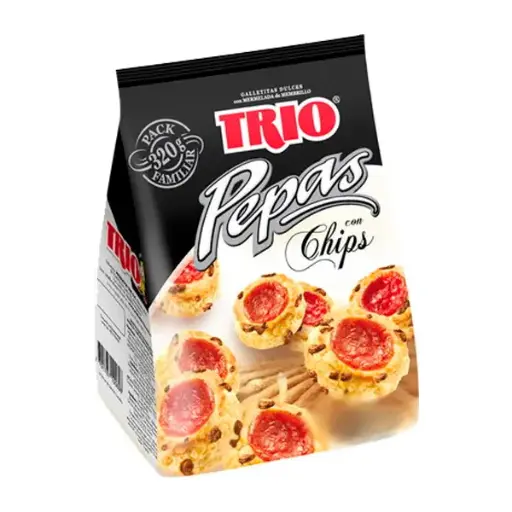 Galletitas | Trio | Pepas con Chips 500g